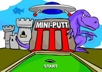 Jogo do Dinosauro Rei: Jurassic Minigolf